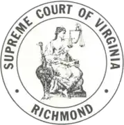 Sello de la Corte Suprema de Virginia