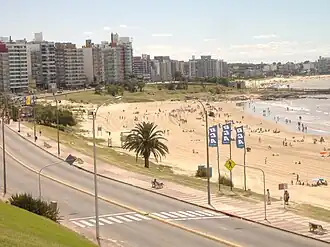 Rambla y playa del Buceo