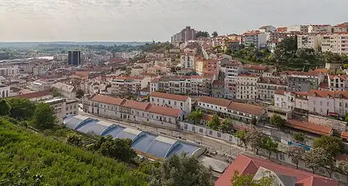 Vista de Coímbra desde la Universidad.
