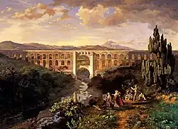 Hacienda de Matlala, 1857, Eugenio Landesio