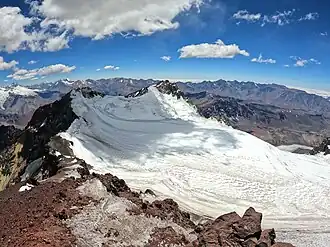 Vista desde la Cumbre al lado Argentino.