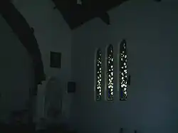 Vitraux del interior de la Capilla Santa Gemma del Calvario