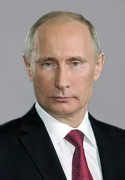 Vladímir Putin, Presidente de Rusia.