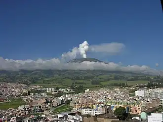 Vista aérea de Pasto