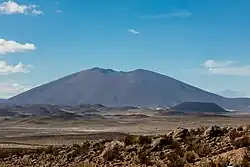 Volcán Poruñita, en las inmediaciones de Ollagüe.