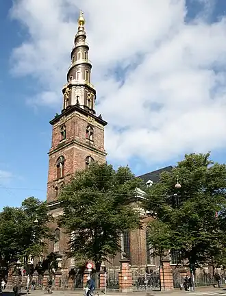 Iglesia de San Salvador (1696) en Copenhague, obra de Lambert van Haven