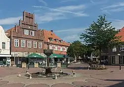 Vreden, la fuente en el Mercado