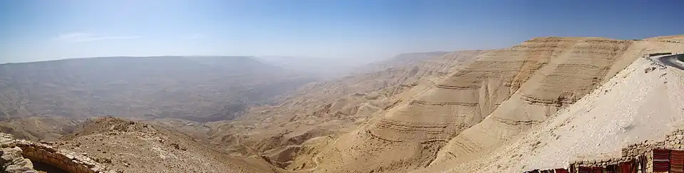 El Wadi al-Mujib cerca de Dhiban