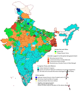 Elecciones generales de India de 1989
