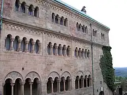 Palas del castillo de Wartburg.