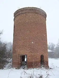 Torre del agua cerca del Don, en el rayón de Dankov