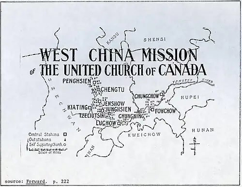 Misión de China Occidental de la Iglesia Unida de Canadá (metodista)