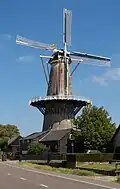 Wateringen, el molino: stellingmolen Windlust