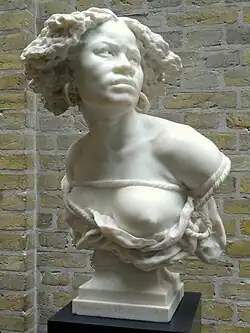 Pourquoi naître esclave ? (1869), mármol, Copenhague, Ny Carlsberg Glyptotek.[6]​