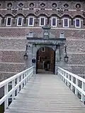 La puerta de entrada al castillo de Wijchen