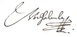 Firma de Guillermo V