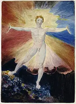 La danza de Albión (Día de alegría) (1794-1796), de William Blake, Fitzwilliam Museum, Cambridge