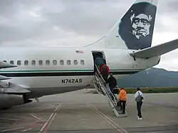 Escalera de aeronave lateral