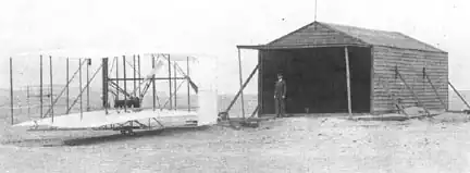 Hangar de los hermanos Wright.