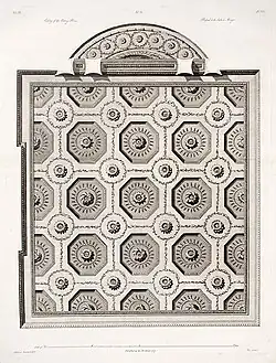 Techo del comedor de la 20 St. James's Square, Londres