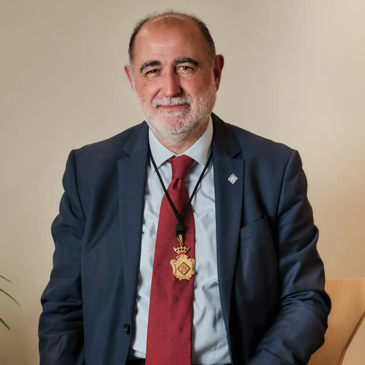 Xavier Garcés en su investidura como alcalde de Barberà del Vallès