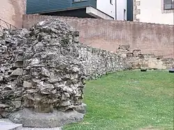 Restos de la muralla de Gijón