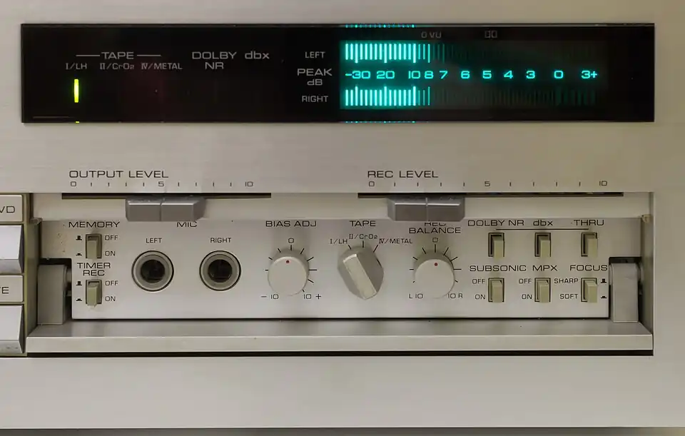 Pletina Yamaha con distintos sistemas de reducción de ruido