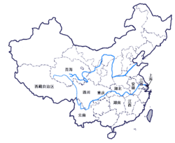 El río Yangtsé y Amarillo junto con el Mar de la China Oriental fueron el principal hábitat de Psephurus gladius