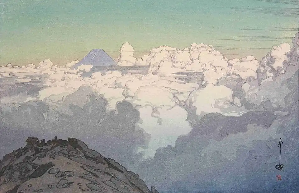 Vista de Komagatake, 1928