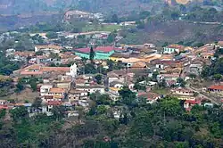 Yuscarán dese lo alto del rico cero San Juan