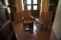 Una de las habitaciones de Carlos V en Yuste.