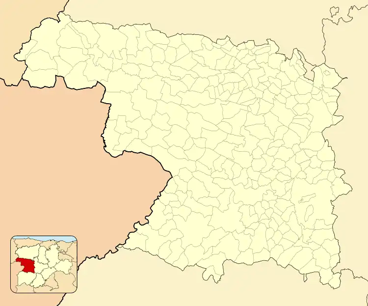 Coreses ubicada en la provincia de Zamora