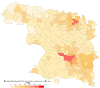 Densidad de población (2018)