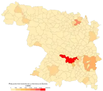 Población por municipio (2018)