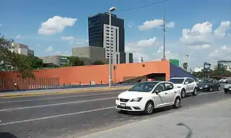 Vista exterior de la estación.