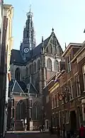 Vista de la iglesia desde el norte (Jansstraat)