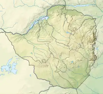 Monte Nyangani ubicada en Zimbabue