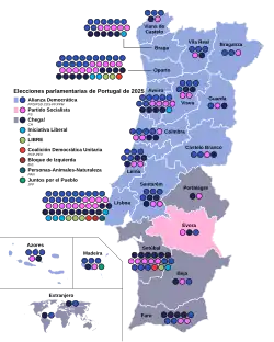 Elecciones parlamentarias de Portugal de 2025