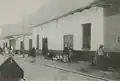 Calle de Matucana retratada por una expedición sueca en 1920.