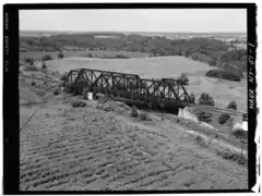 Puente ferroviario en Lehigh Valley, State Route 5 Vicinity, Batavia, condado de Genesee, NY