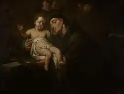 Visión de San Antonio de Padua. A. Viladomat, 1720