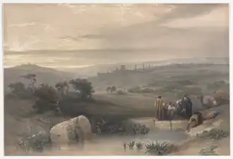 22. Jerusalén, desde el Norte.