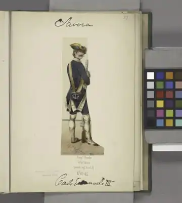 Infante de marina 1740-1745