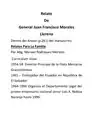 Relato de General Juan Francisco Morales Llerena[15]​